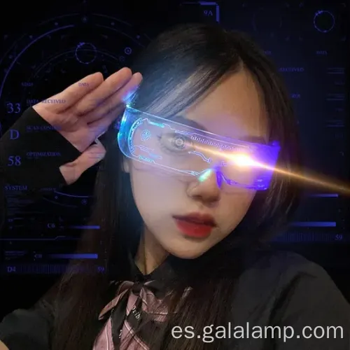 Gafas de visión nocturna LED coloridas